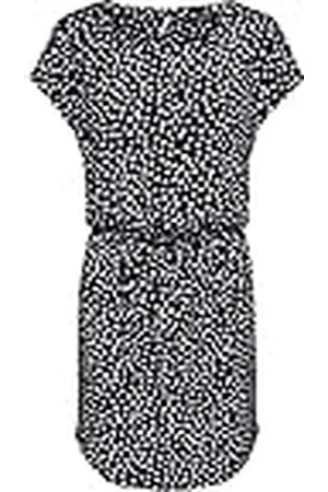 ONLY Onlmay S/S Dress Noos Damesjurk, Night Sky/Aop: Flower, M