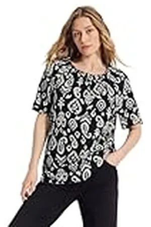 CECIL Carmen blouse met print, , XS