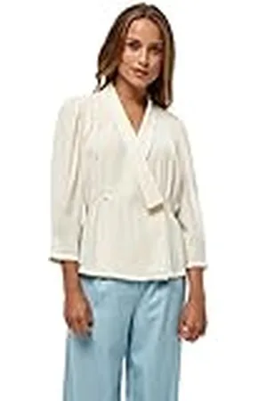 Minus Dames Dalis Shirt, 220 Broken Wit, 44