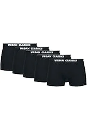 Urban classics Herenonderbroek, boxershorts, verpakking van 5 stuks, biologisch katoen, multipack, boxershort van organisch katoen, in vele kleurencombinaties, maat S tot 5XL, , 5XL