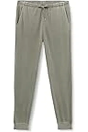 7 for all Mankind Heren Sweatpants Mineral Dye Pants, Green, Regular