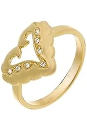 ORPHELIA Damen zilver, verguld Brillantschliff Zirkonia