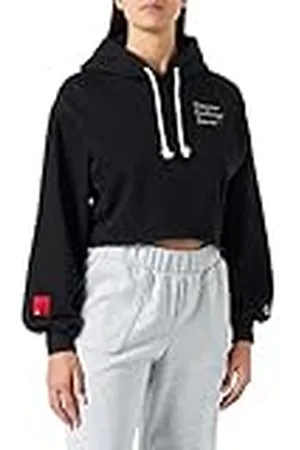 Champion Rochester 1919-Made with Love oversized crop sweatshirt met capuchon, , XL voor dames, ., XL