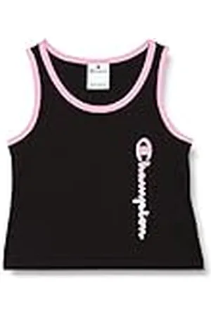 Champion Legacy C-Color-Vertical Logo Boxy Tanktop, , 5-6 jaar, meisjes en meisjes