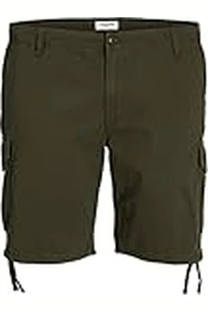 JACK & JONES Heren Cargo Short JPSTMARLEY JJCARGO - Relaxed Fit - plussize, , 42 Grote maten