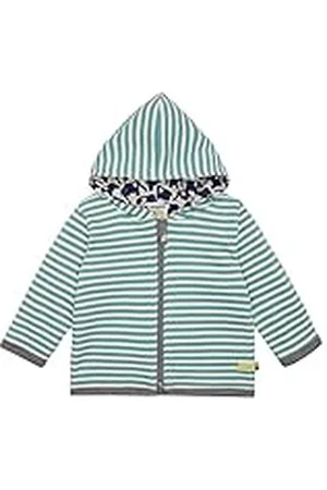 loud + proud Uniseks baby strepen, GOTS-gecertificeerd, omkeerbare jas, , 74/80 cm