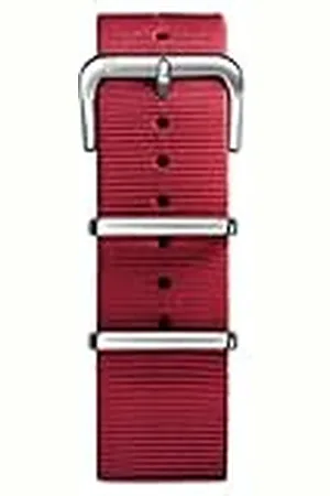 Oxygen Unisex Rode Nylon Gesp Pin van 22cm, , Riem