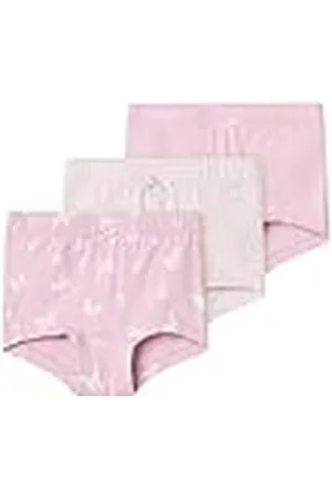 NAME IT NMFTIGHTS 3P Pink Butterfly Noos, slip meisjes,