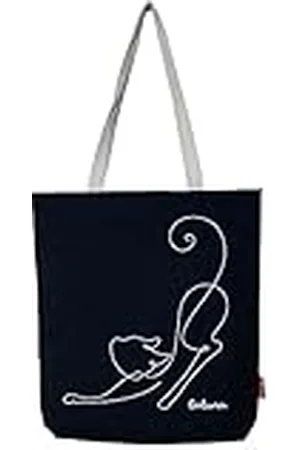 Hello-Bags . Canvas draagtas. Buitenkant: 100% katoen. Inclusief ritssluiting, voering en binnenzak. Verpakt in een geschenk kraft envelop. Model: "GATUNA". Kleur: . Afmetingen: 37 * 38 cm.