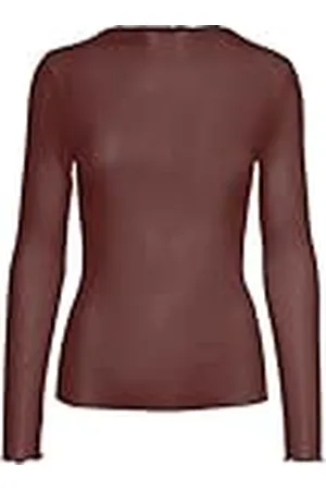 VERO MODA Dames Vmines Ls O-hals pullover shirt met lange mouwen, , XS