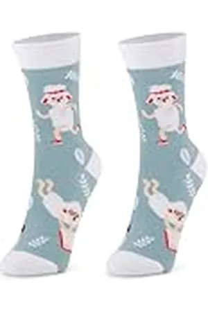 KYLIE CRAZY Pak sokken halve schacht maat 28-35 schaap, Meerkleurig, 28-35