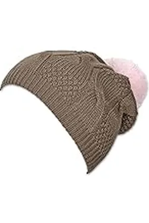 Sterntaler Gebreide muts voor meisjes, kleurrijke pomponmuts, , 51 cm