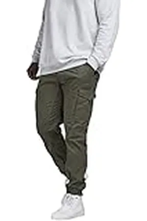 JACK & JONES Cargo-broek voor heren, met taps toelopende slim fit, , 42W / 36L