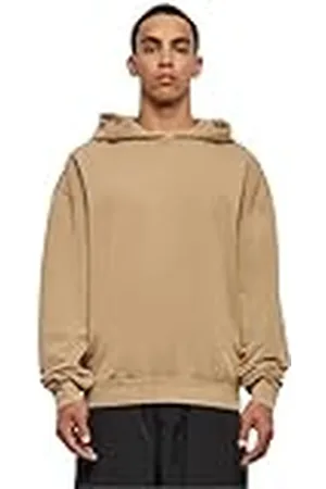 Build Your Brand Heren Acid Washed Oversized Hoody Hoodie, , S