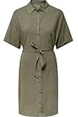Pieces® 5715319239731 PCVINSTY SS Shirt TIE Dress NOOS Jurk, Deep Lichen Green, M, , M