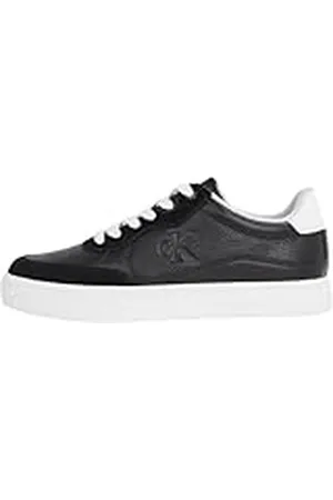 Calvin Klein CK JEANS Heren CLASSIC CUPSOLE MG WMM YM0YM01153 Low Top, zwart (zwart/helder wit), 9 UK, , 41.5 EU