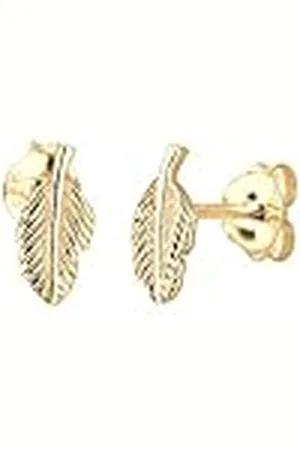 Elli Oorbellen dames veer symbool boho in 925 sterling zilver, Year-round