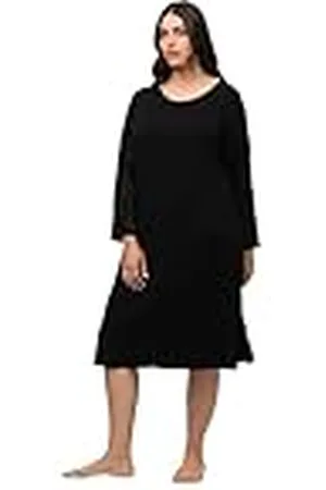 Ulla Popken Dames Nightgown Lace Details nachthemd, , 42/44, , 42/44