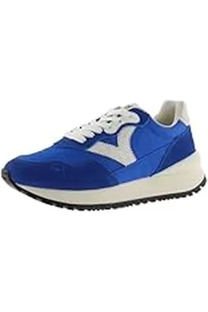 victoria Viento Nylon Low Tennis & Matching Split Leather Pieces & Serrated Sole 1157108 40
