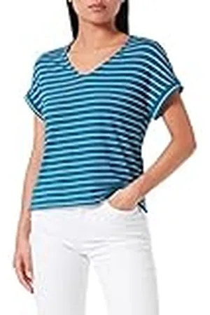 QS by s.Oliver Dames T-shirt mouwloos, aquamarijn, 34