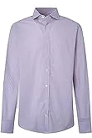 Hackett Heren Two Colour POPLIN STR Shirt, , M