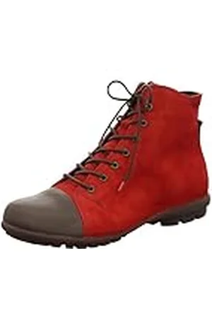 Think! Heren Kong_3-000644 leer gevoerde duurzame enkellaarzen, 5000 Fragola/combi, 40 EU