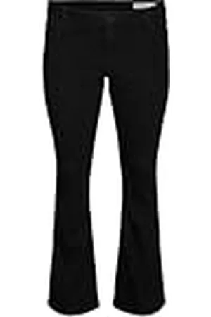 VERO MODA VMCELLY MR Flared Jeans BLK CUR, , 54W x 32L