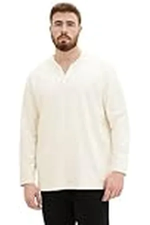 TOM TAILOR Heren Plussize T-shirt met lange mouwen, , 3XL