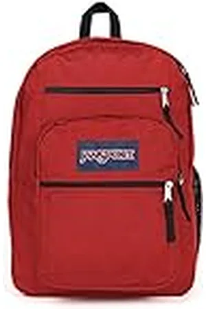 JanSport BIG STUDENT Grote rugzak, 15 inch laptopvak, (Rood)