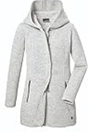 G.I.G.A. DX by killtec Dames Parka/fleece parka met capuchon GW 75 WMN KNTFLC PRK_Frydara, gebrochenes weiss, 38, 42958-000