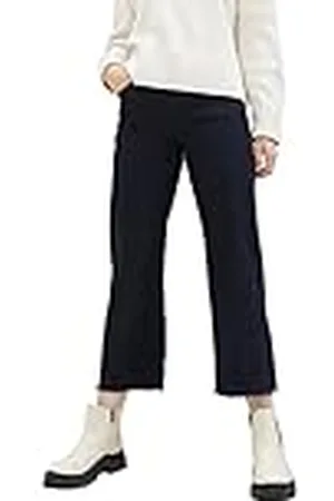 TOM TAILOR Jeansbroek voor dames met wijde pijpen, , 34W x 28L