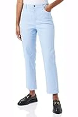Kaffe Damesjeans, kleurrijk, cropped legs, straight fit, hoge taille, regular fit, dames, , 42