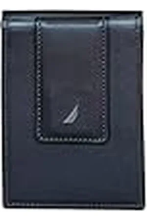 Nautica Mannen Pop Color Lederen Voorzak Portemonnee, , Eén Maat
