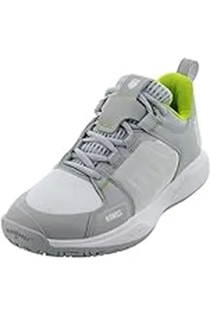 K-Swiss Performance Dames Ultrashot Team tennisschoen, grijs violet/wit/limoengroen, 38 EU, , 38 EU