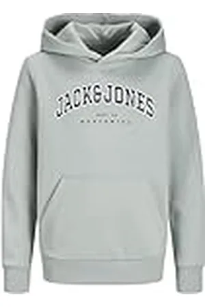 JACK & JONES JACK&JONES JUNIOR Jongens Jjecaleb Varsity Sweat Hood Noos Jnr Hoodie, , 128