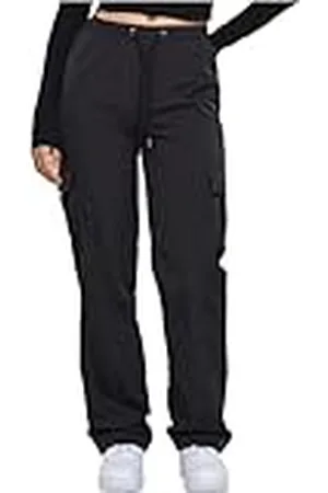 Urban classics Nylon cargobroek voor dames, , 3XL