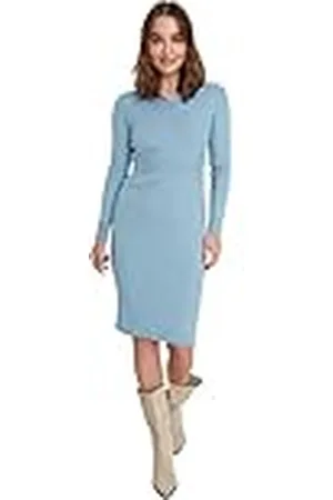 Trendyol Dames Midi Bodycon Slim Fit Knitwear Jurk, , S