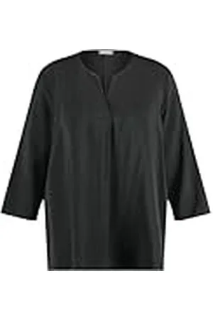 Samoon Fijne blouse voor dames, 3/4 mouwen, 3/4 mouw, 3/4 mouwen, effen, , 56 NL