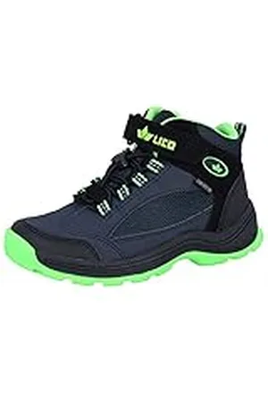 LICO Gordo VS Jongens Trail-hardloopschoenen, Marineblauw/limoen, 30 EU