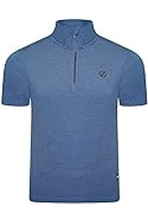 Dare 2B Dare 2b Pedal It Out Jrsy Lichtgewicht, 1/2 rits, jersey t-shirt met korte mouwen. Met Q-WIC Plus stof en reflecterende bekleding. Geschikt voor fietsen en wandelen.
