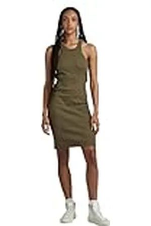 G-Star RAW Slim Ribbed Tank Dress, , S