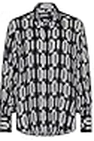 Brax Style Vic Viscose Print Blouse met lange mouwen, , 40