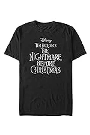Disney Classics Nightmare Before Christmas - Logo Unisex Crew neck T-Shirt Black S