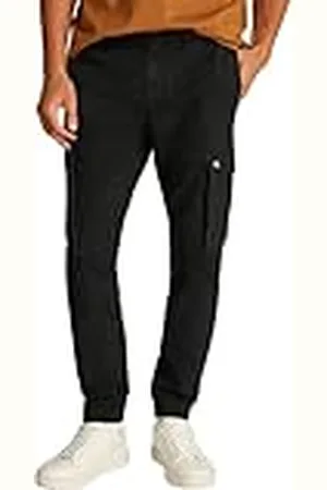 Calvin Klein CK JEANS Heren SKINNY CARGO J30J327614, Zwart (K Zwart), 31W, , 31W