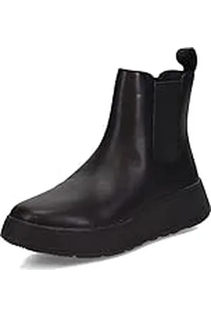 FitFlop F-Mode Leren Flatform Chelsea Boots voor dames, , 41 EU