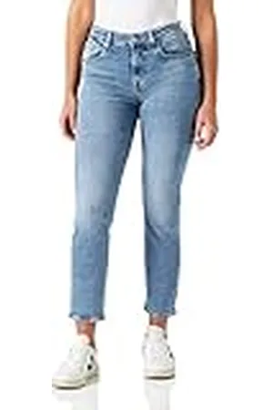 7 for all Mankind Dames Relaxed Skinny Slim Illusion Jeans, , 30