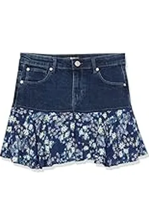 Desigual Fald_Gilian Girl Denim Rok Short voor meisjes, , 8 Jaren