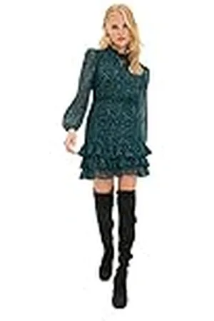 Trendyol Damesjurk met -patroon, zakelijk, casual, skater, , 38