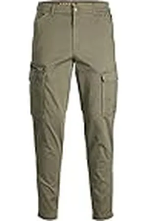 JACK & JONES Jpstace Jjdex Tapered AKM Dusty O. Noos Shorts voor heren, Dusty Olijf, 27W / 32L