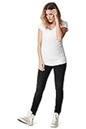 Noppies Dames Jeans OTB Skinny Avi Everyday Black zwangerschapsjeans, , 38W x 30L